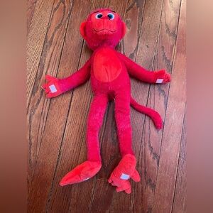 Red Plush Monkey Stuffed Animal